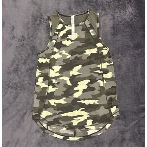 Lululemon Sculpt Tank Size 2 Heritage 365 Camo Crispin Green Medium Olive